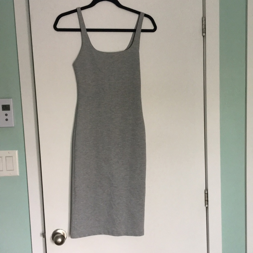 Trafaluc bodycon grey dress S